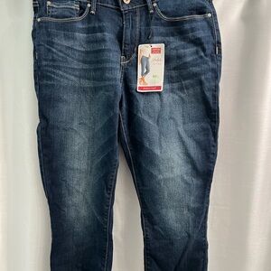 Levi's Women's Cropped Capri Blue Jeans